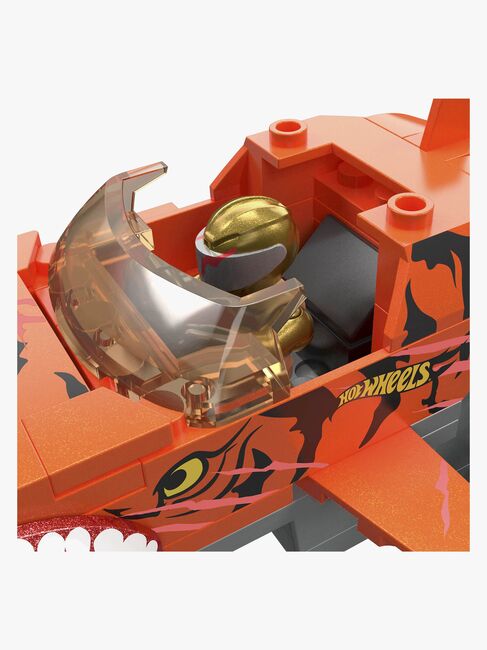Mega Hot Wheels Bilset Smash N Crash Tiger Shark Chomp Course