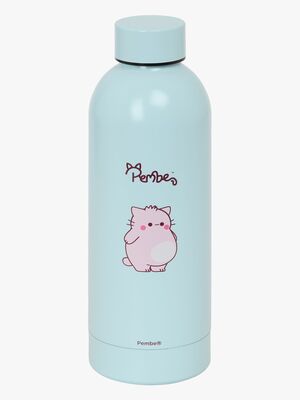 Pembe Stainless Steel Vattenflaska 500ml, The Pink Cat