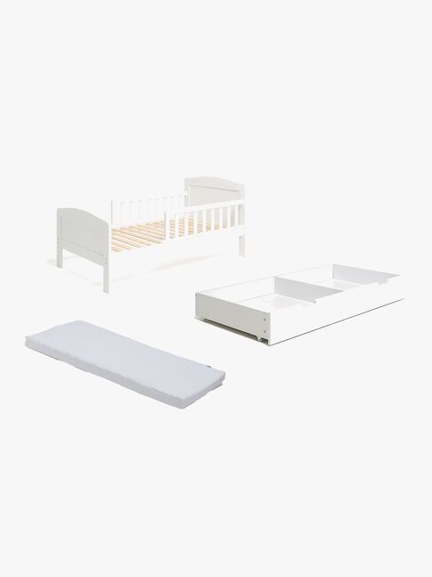 JLY DREAM Juniorsäng JULI Inkl. Sängförvaring & Madrass 70x140, Vit