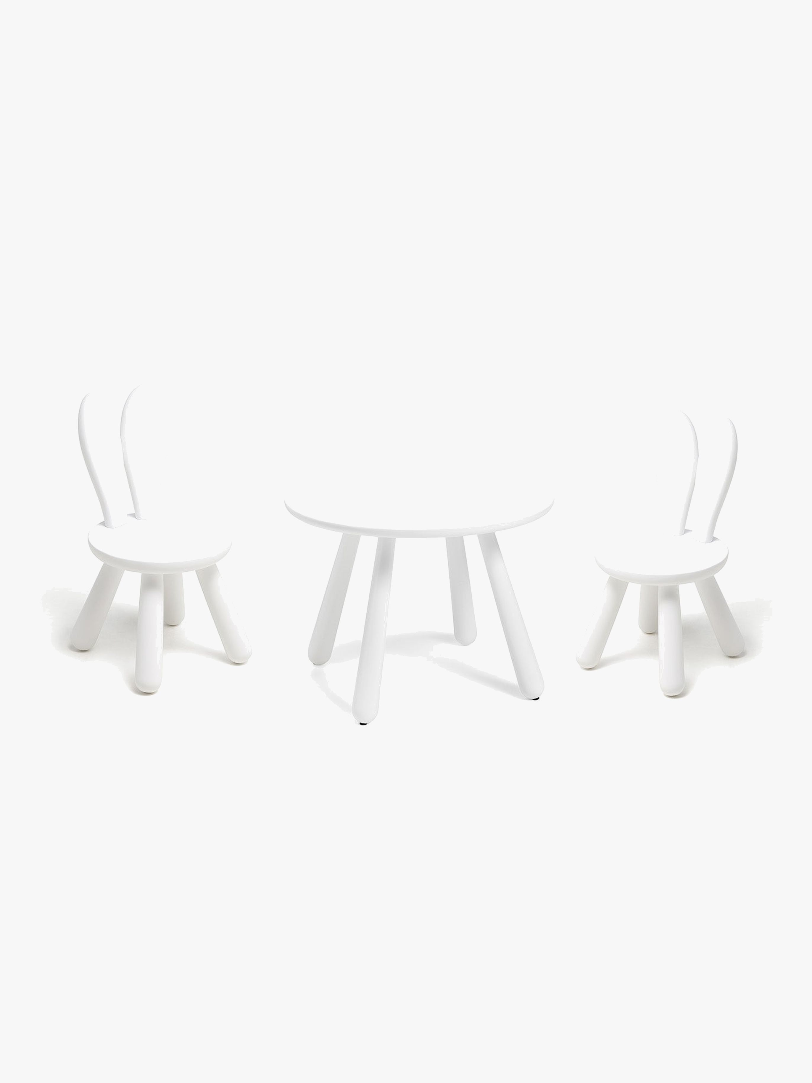 Minitude Nordic Bord DIMMA Inkl. Stolar, Vit