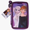Disney Frozen Dubbelpennfodral, Lila