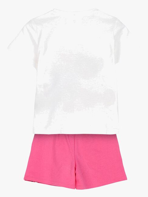 Gabby's Dollhouse T-shirt & Shorts Set, Vit/rosa