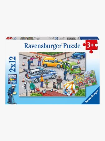 Ravensburger Pussel Blåljus på Väg 2x12 Bitar
