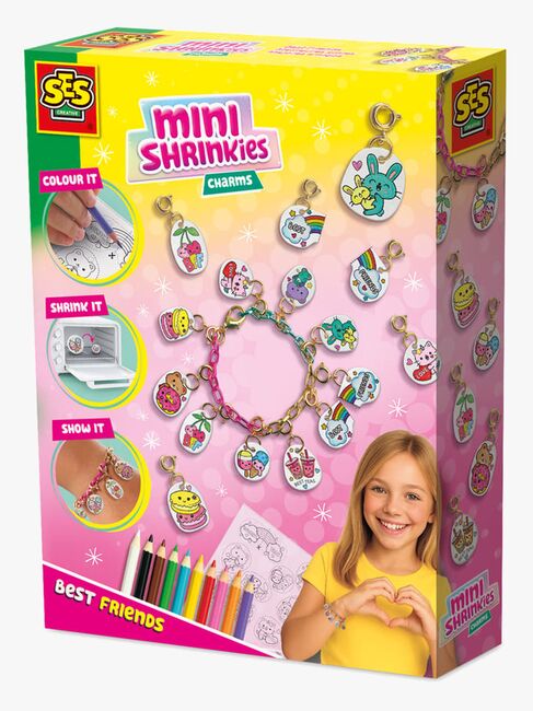 SES Creative Mini Shrinkies Pysselset Berlocker BFF