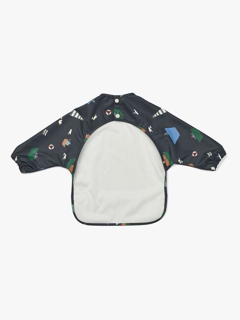 LIEWOOD Merle Cape Haklapp med Tryck, Sailing/Classic navy