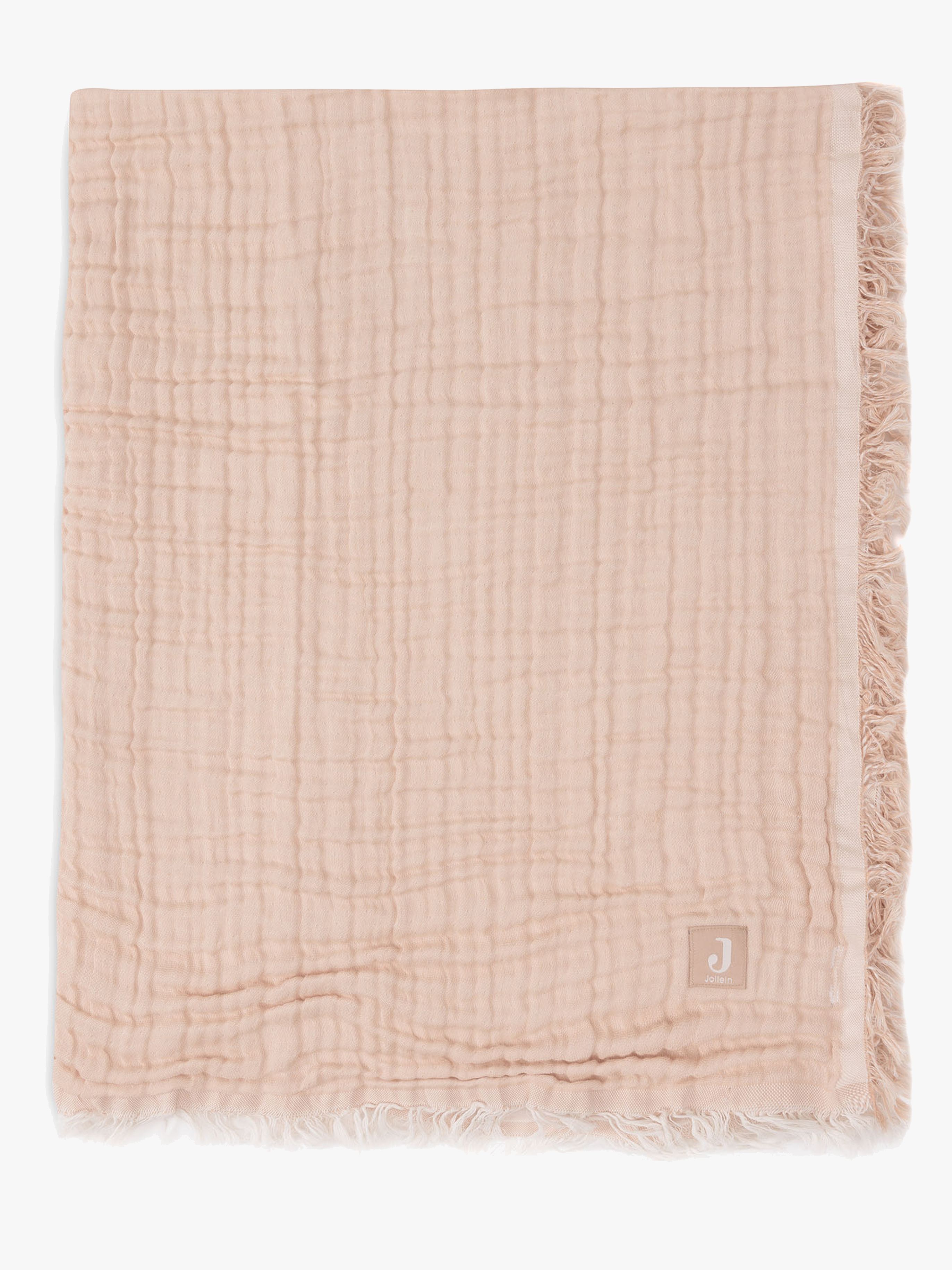 Jollein Muslinfilt Fringe, Moonstone/Ivory