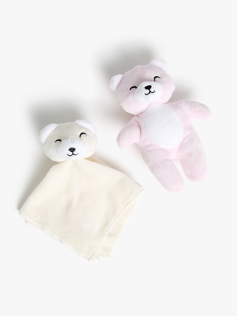 Cloudberry Castle Gåvoset Docka Twins Deluxe 35 cm, Rosa/vit