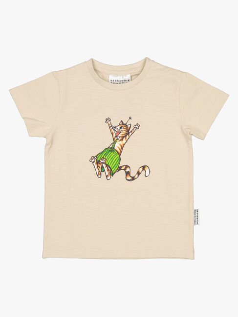 Geggamoja T-shirt Pettson & Findus, Beige