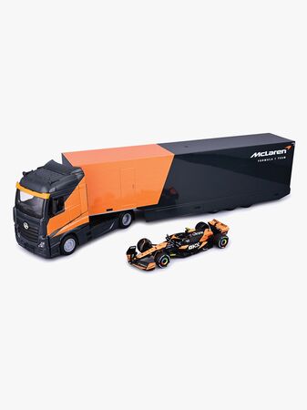 Bburago F1 Mclaren Racing Transportset med MCL38 Norris #4 1:43
