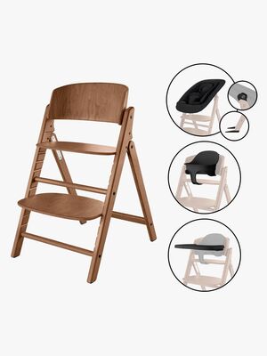 Cybex Click & Fold Matstol 4-in-1, All Natural Dark