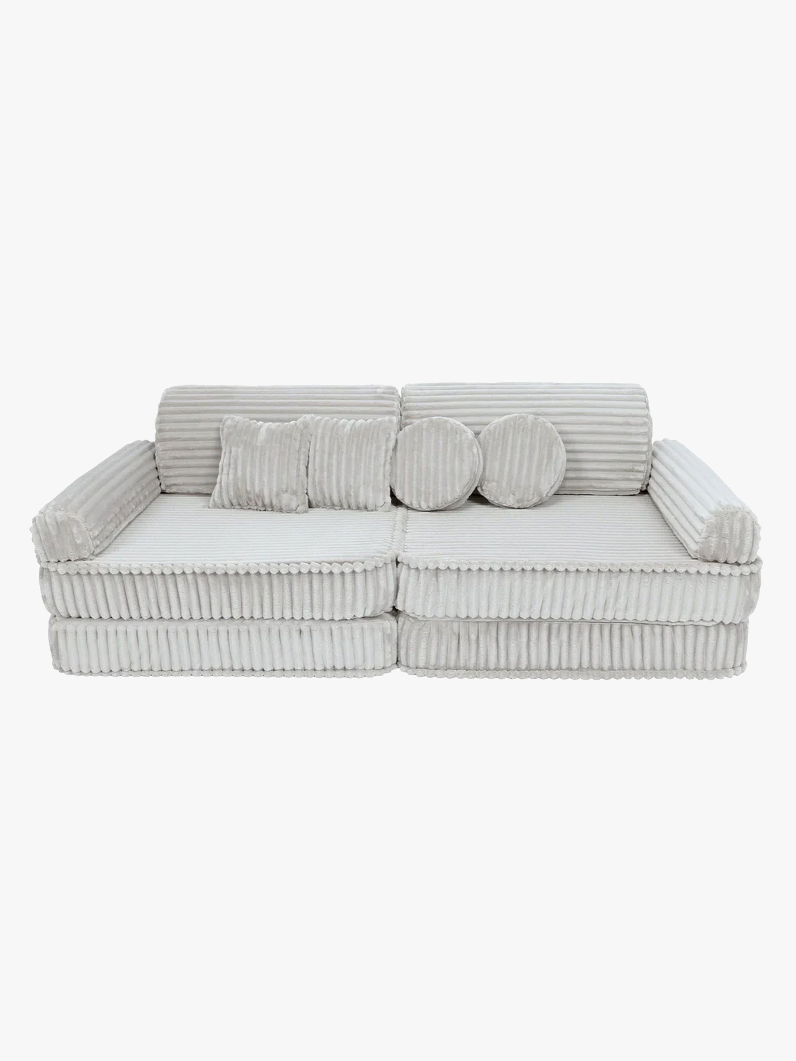 MeowBaby Churros Play Soffa, Cotton Candy White