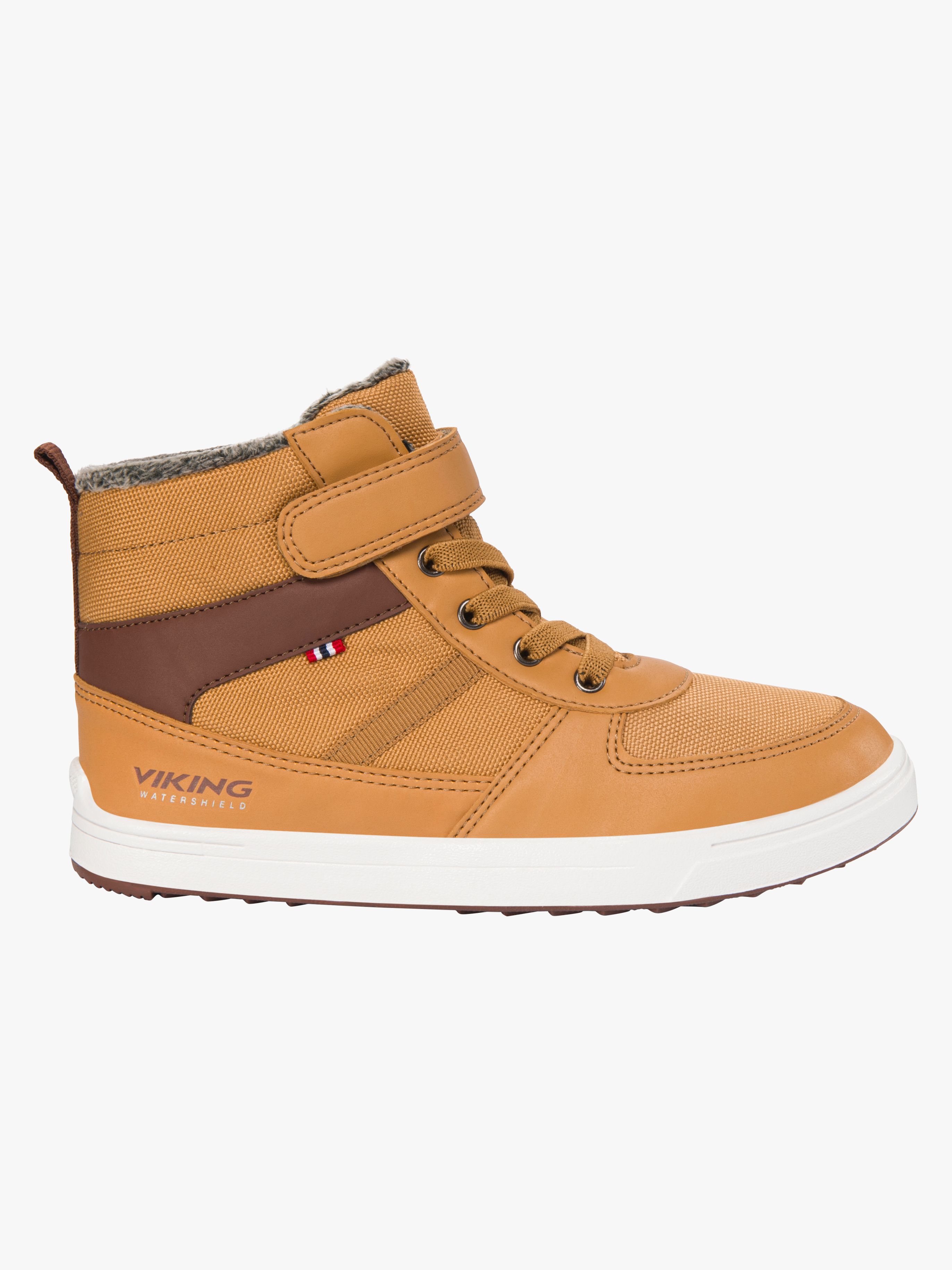Viking Lucas Mid 1V WP Vinterkängor, Camel, 32