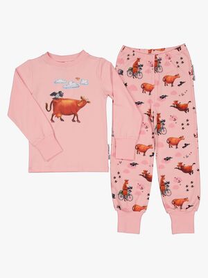 Geggamoja  Tvådelad Pyjamas Mamma Mu, Rosa