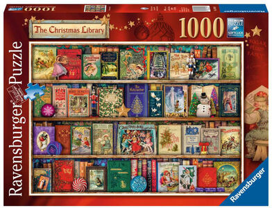 Ravensburger The Christmas Library Pussel 1000 Bitar