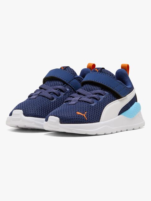 Puma Anzarun Lite AC Infant Sneakers, Blue Jewel/White