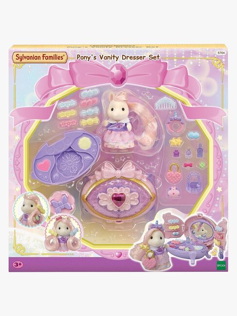 Sylvanian Families Dockhustillbehör Sminkbord med Figur