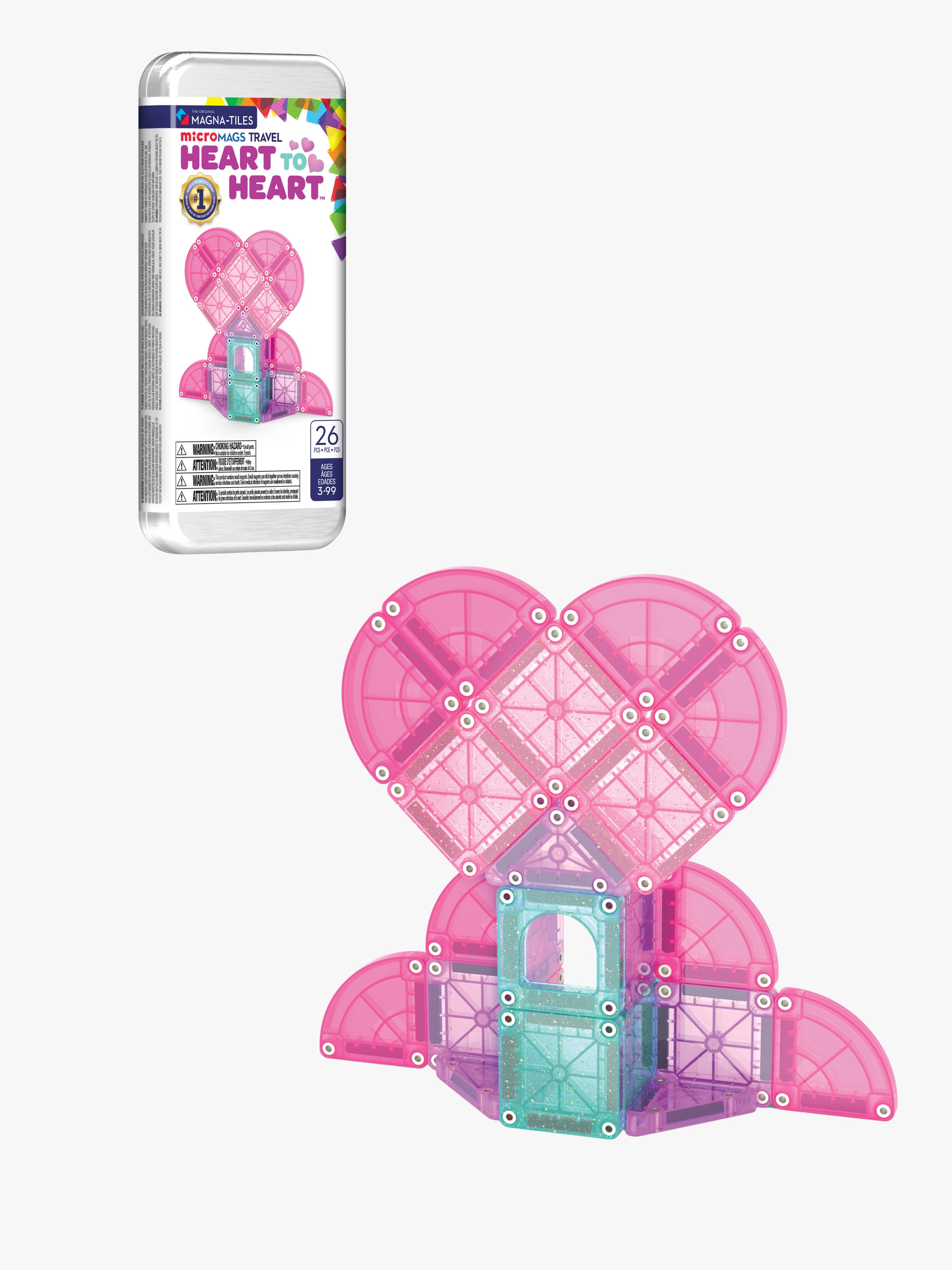 MAGNA-TILES MicroMAGS Reseset Heart to Heart 26 Delar
