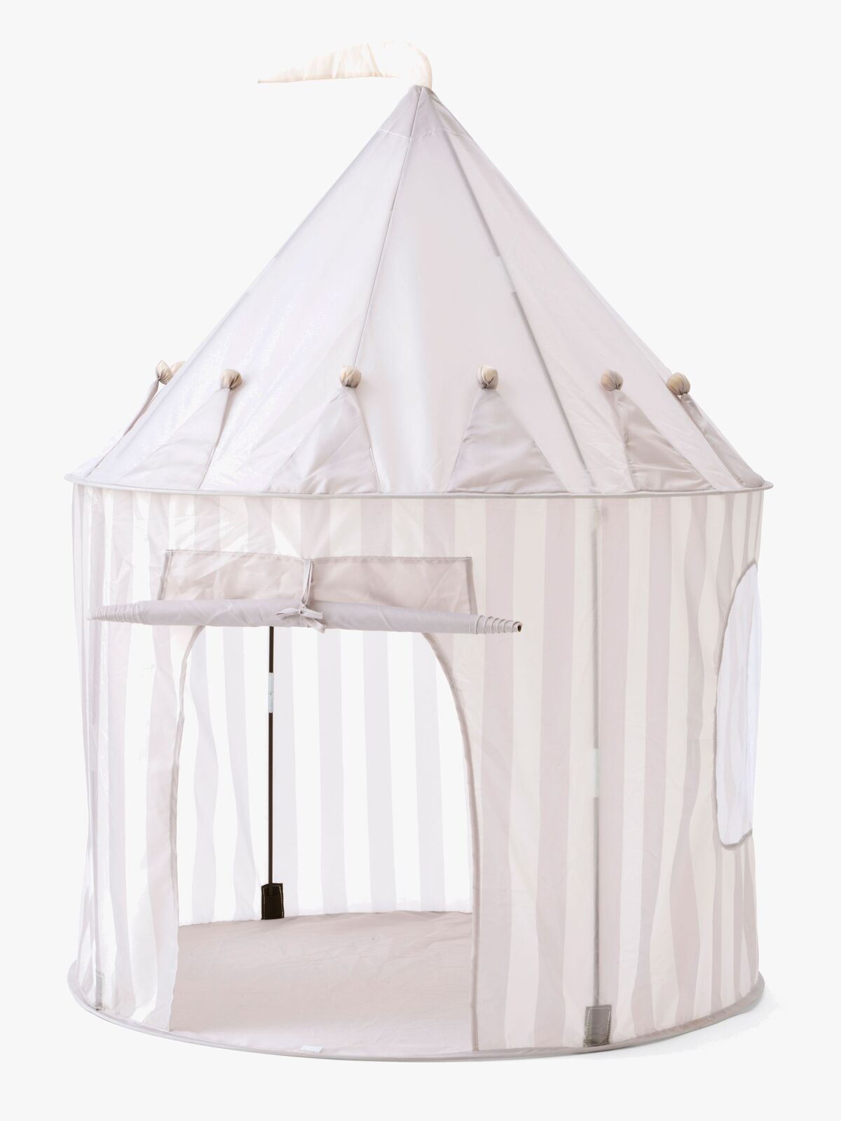 Kids Concept Randigt Lektält, Grå