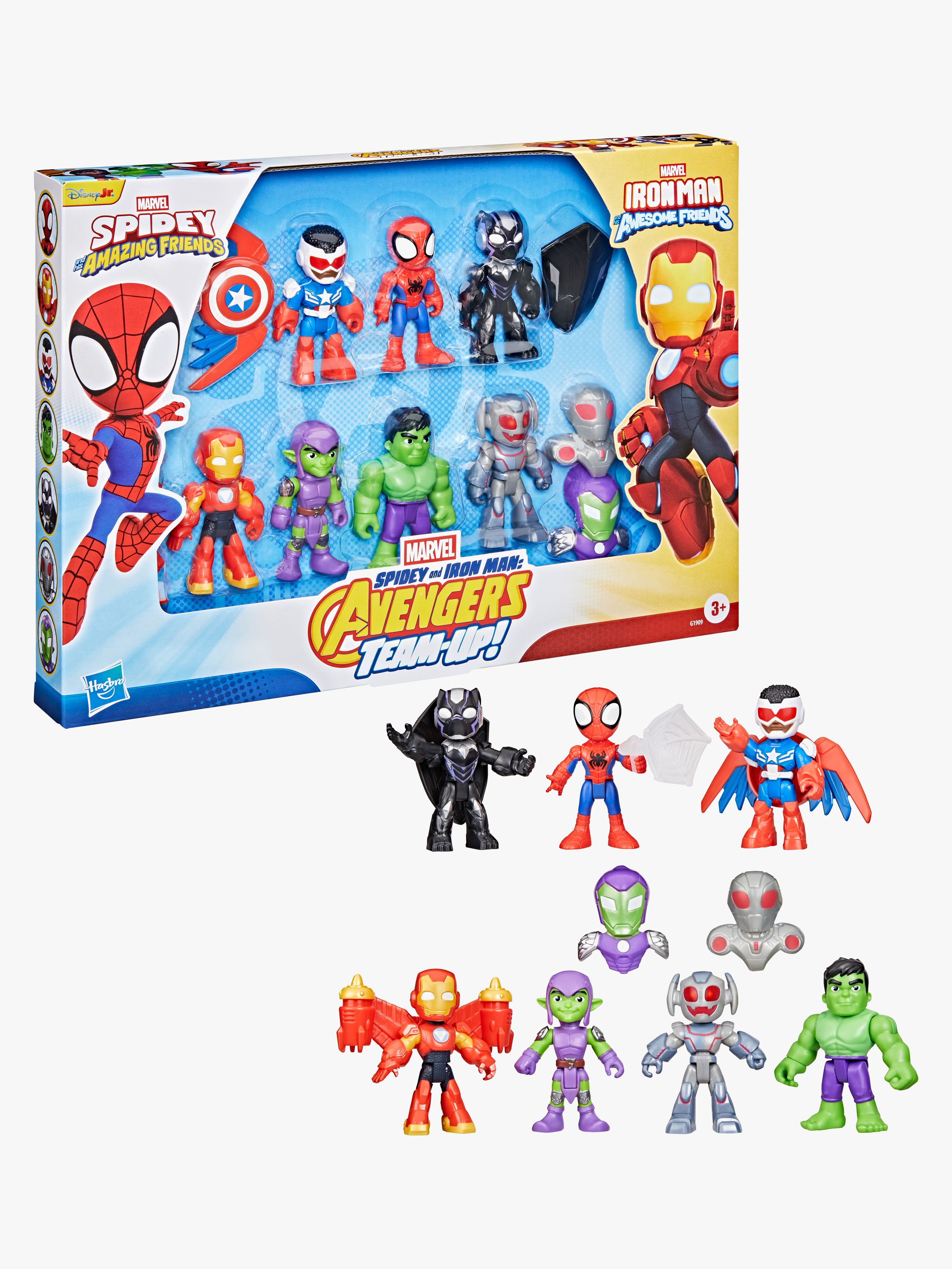 Spidey And His Amazing Friends Figurset Friends Collab