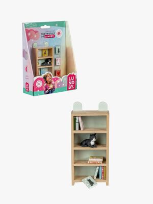 Lundby Puppenhauszubehör Bücherregal