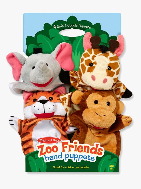 Melissa & Doug Handdockor Gosedjur Zoo, 4 st