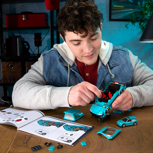 Mattel Brick Shop Hot Wheels Speed Series Byggset Custom ’90 Honda Civic EF 248 Delar