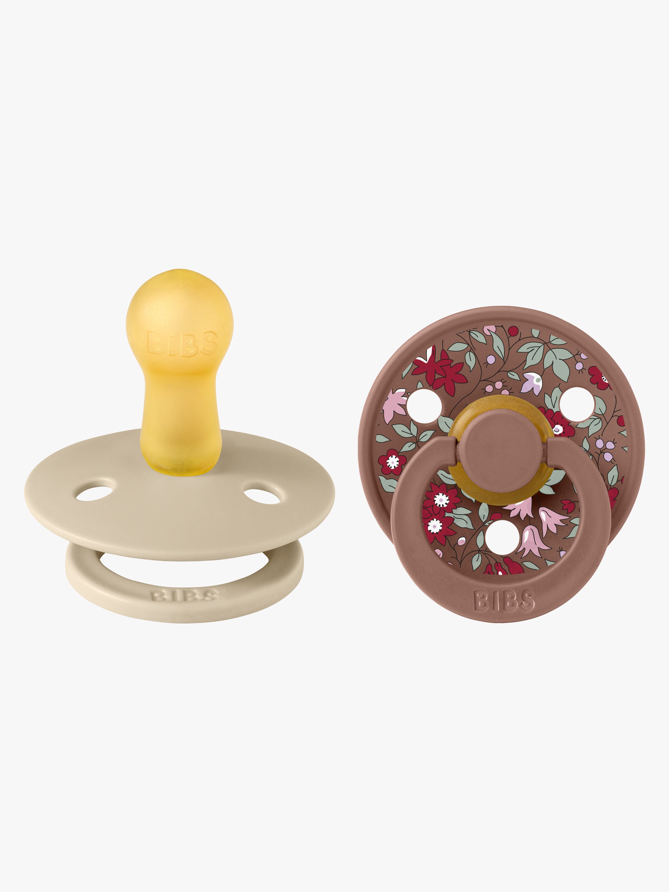 BIBS x Liberty Colour Napp 2-Pack Latex Stl 2 Rund, Chamomile Lawn/Woodchuck Mix