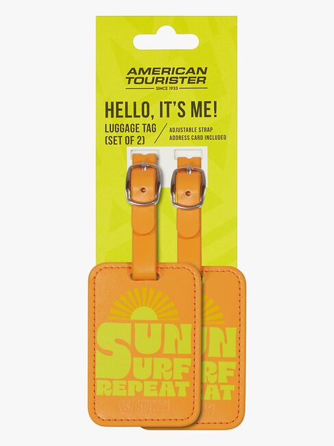 American Tourister Graphic Tags Bagagetag 2-Pack, Sun Surf Repeat