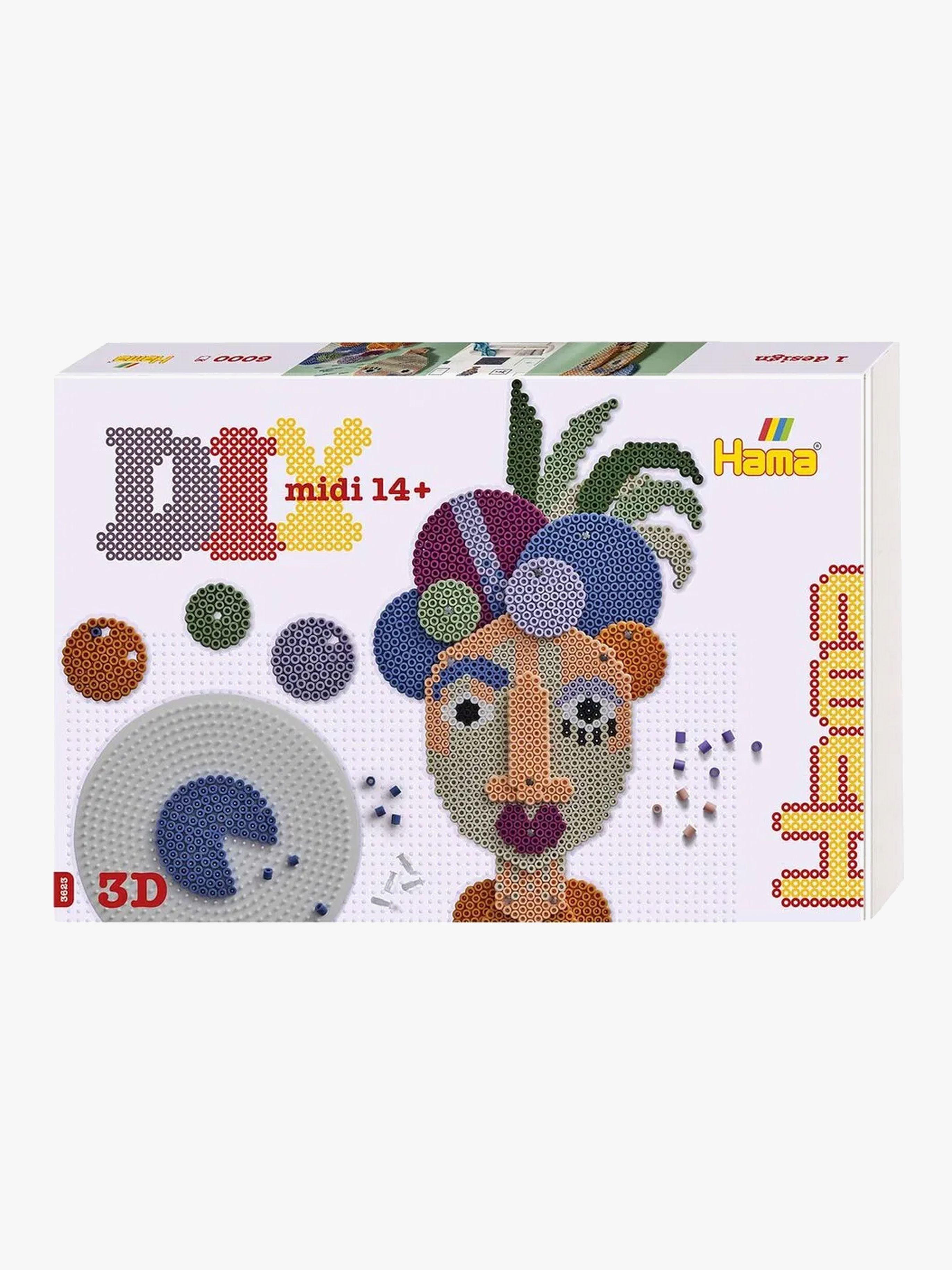 Hama Midi Pärlor Art Mask 6000 st