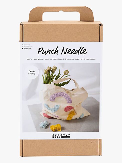 Creativ Company Pysselset Broderi Tygkasse med Pastellfärger