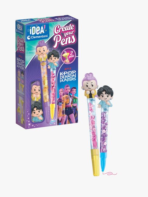 Clementoni Idea! K-Pop Demon Hunters Create Your Pens Pennor Rumi & Jinu 8010KPDH-56-2540_1.jpg