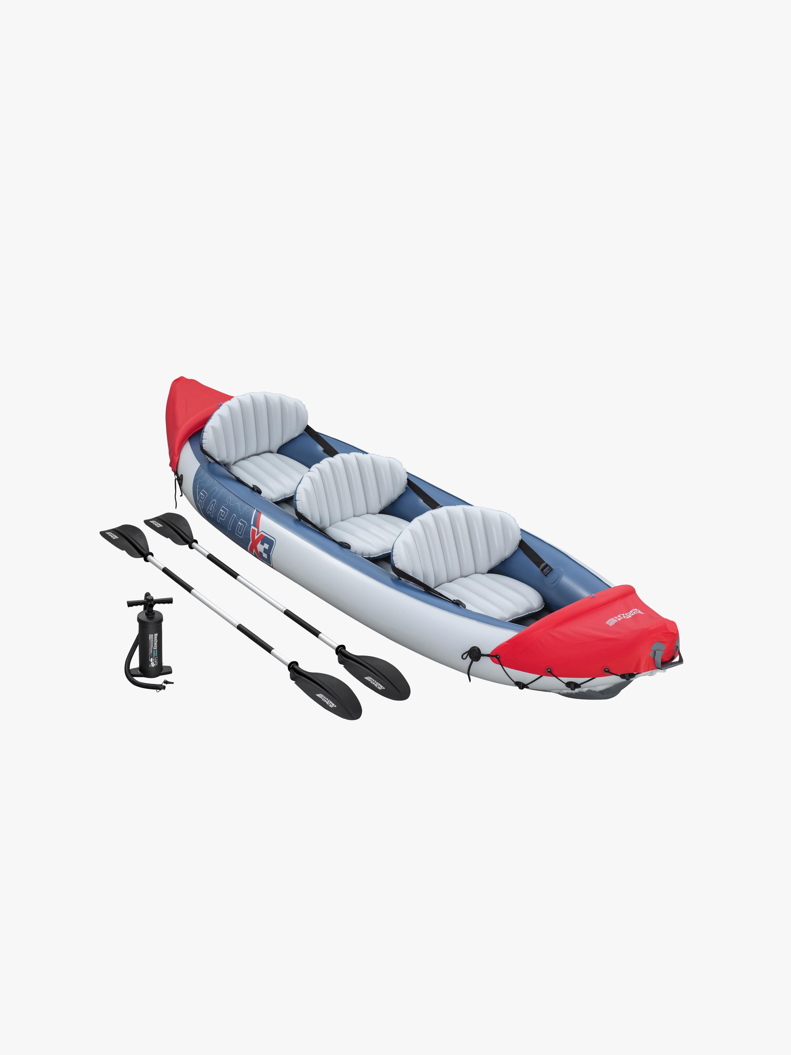 Bestway Hydro-Force Rapid X3 Kayak – uppblåsbar kajak för 3 personer