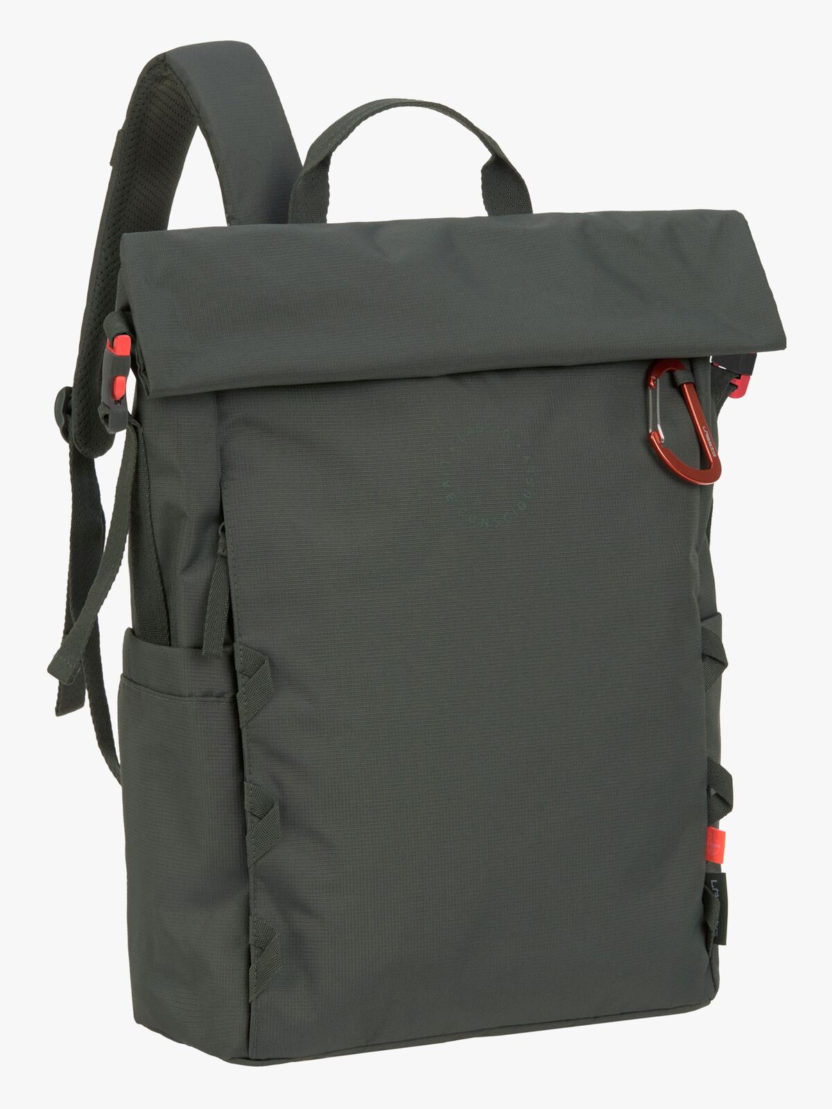 Lässig Outdoor Skötväska Ryggsäck med Rullöppning, Dark Olive