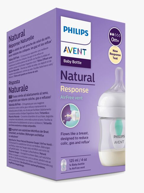 Philips Avent Natural Response Nappflaska 125 ml, Airfree
