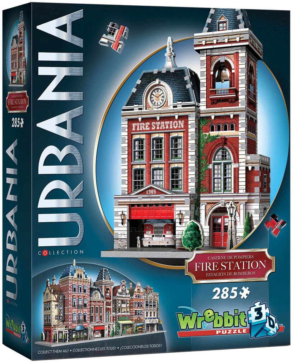 Wrebbit Urbania Fire Station 3D-pussel 285 Bitar