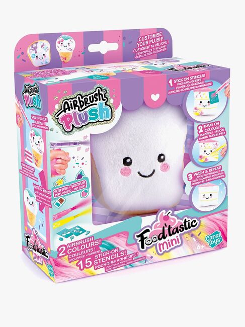 Canal Toys Airbrush Plush Gosedjur Food'tastic Mini