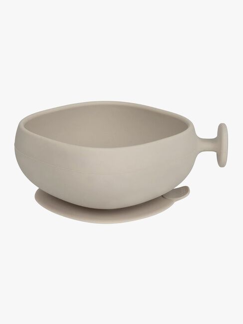 b.box Skål med Lock Silikon, Latte