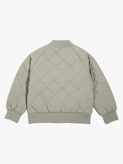 Viking x Kenza Quiltad Jacka, Light Green