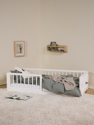 Minitude DYLAN Juniorseng/Montessoriseng 70 x 140, Hvid