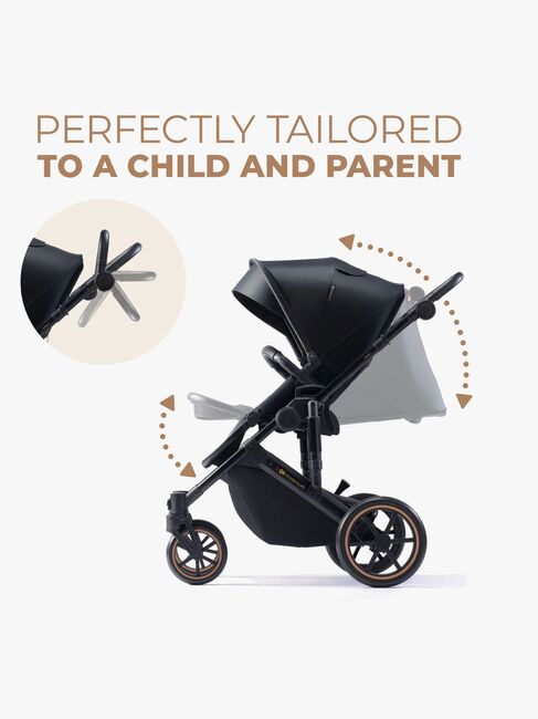 Kinderkraft Prime 2 2-in-1 Duovagn, Venezian Black