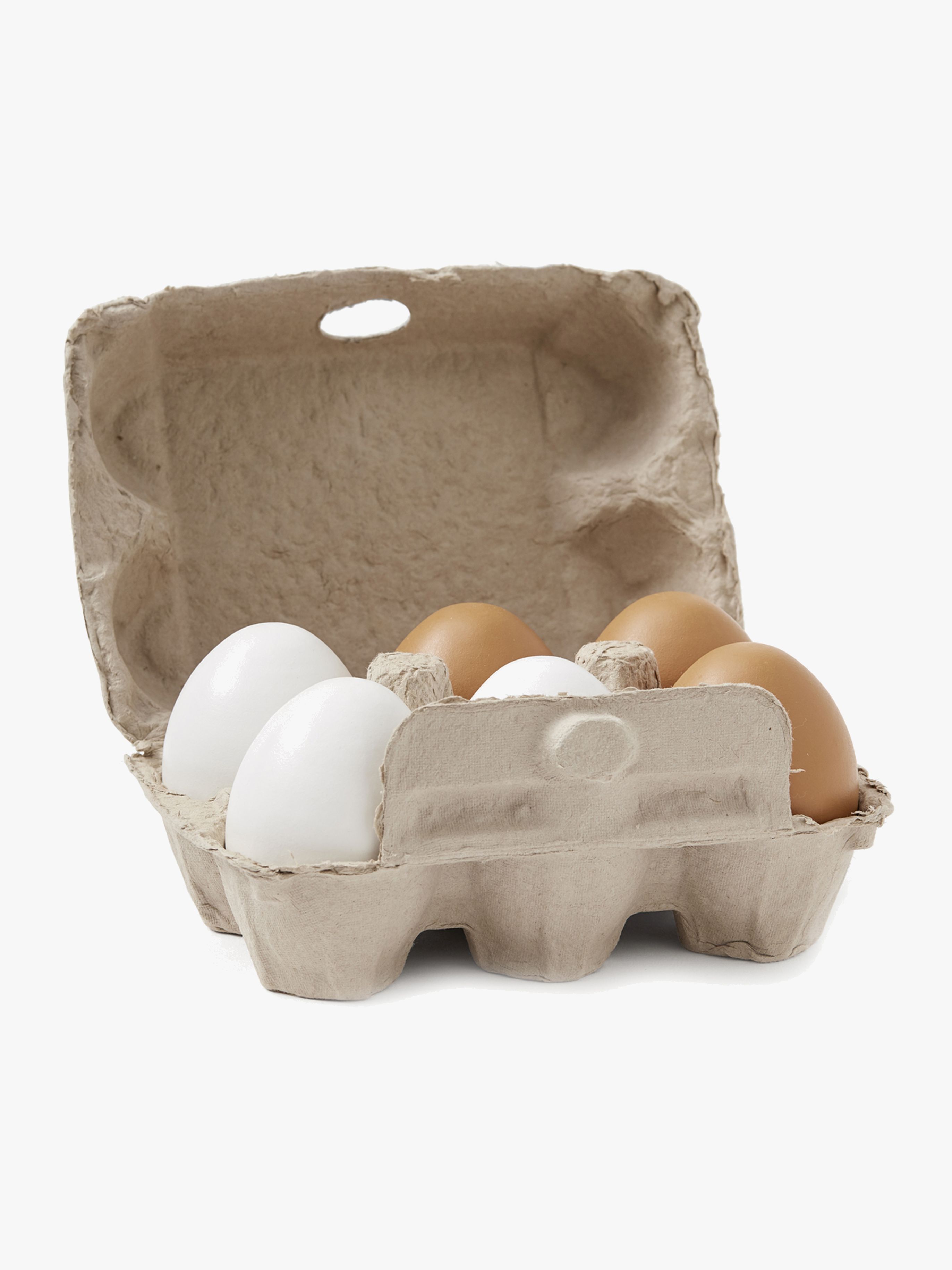 Kids Concept Bistro Ägg 6-pack, Natur