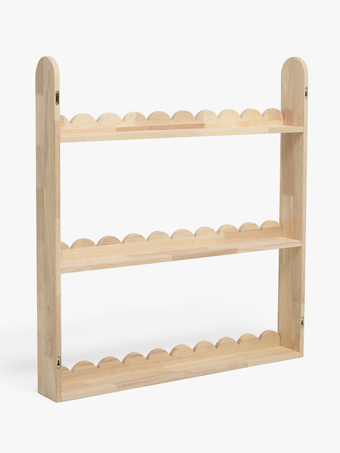 Alice & Fox Dune  Vägghängt Bokställ, Natural Wood