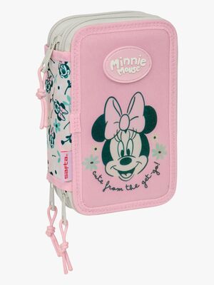 Disney Mimmi Pigg  Fyllt Trippelpennfodral 37 Delar, Bright
