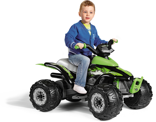 Peg Perego Corral T-Rex Fyrhjuling 330W, Grön