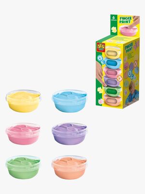 SES Creative Fingerfärg 6-Pack Pastell