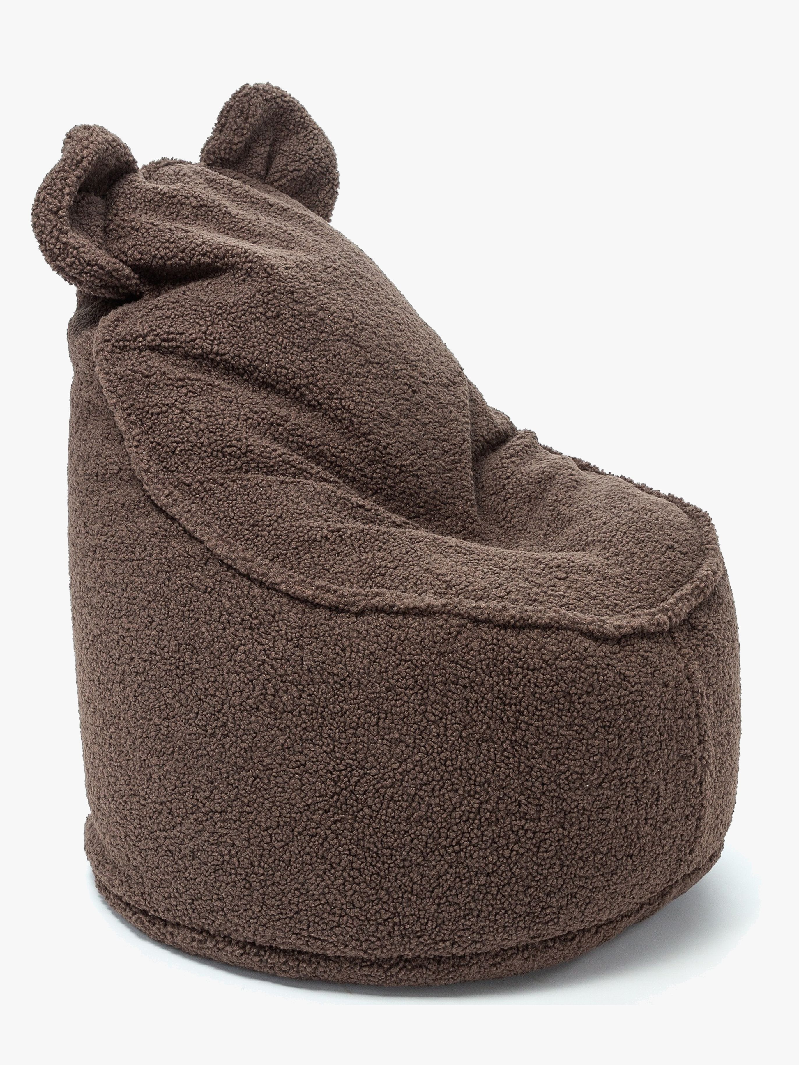 Furini Yogi Saccosäck Bouclé, Mörkbrun