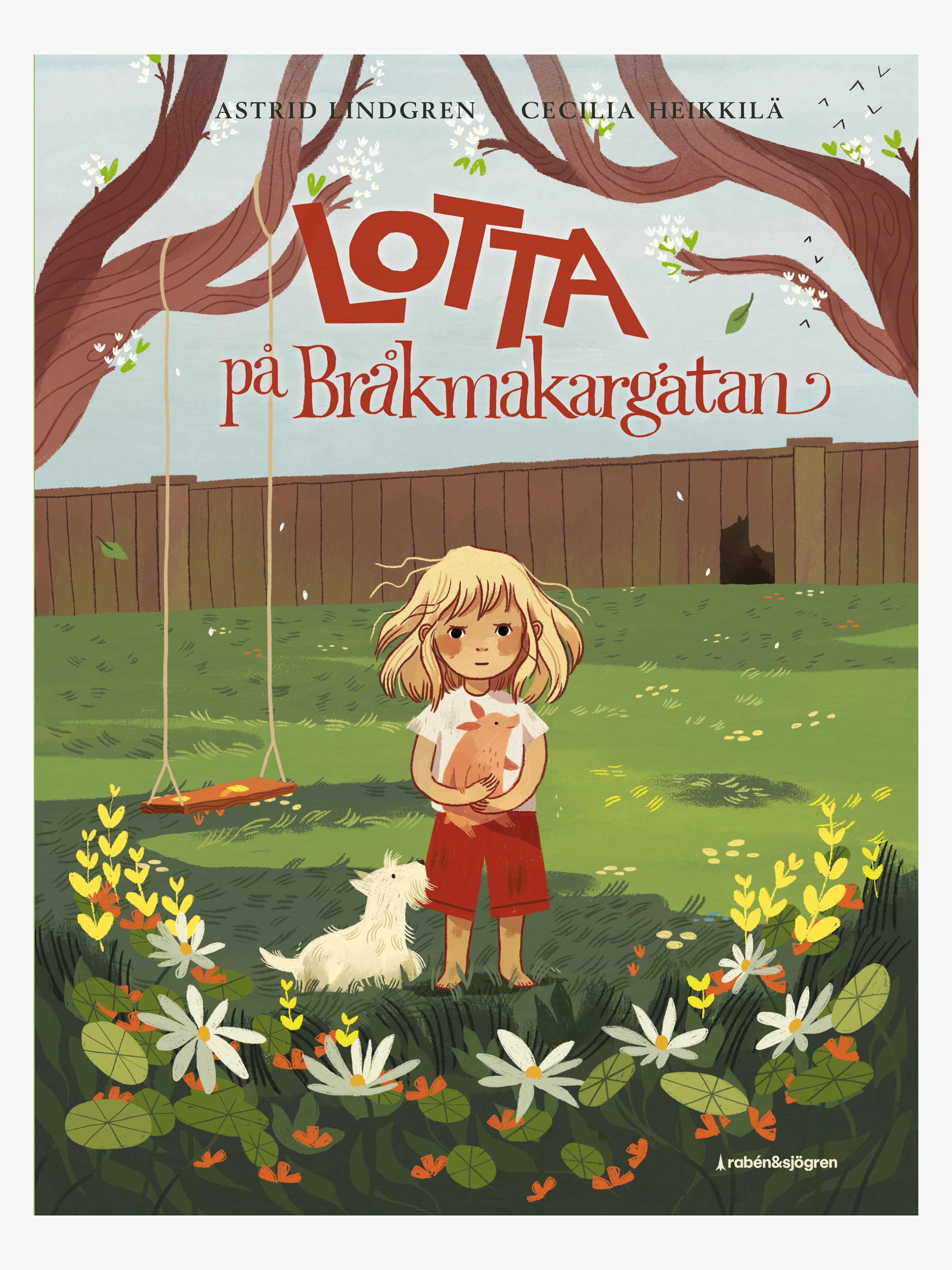 Rabén &  Sjögren Bok Lotta på Bråkmakargatan