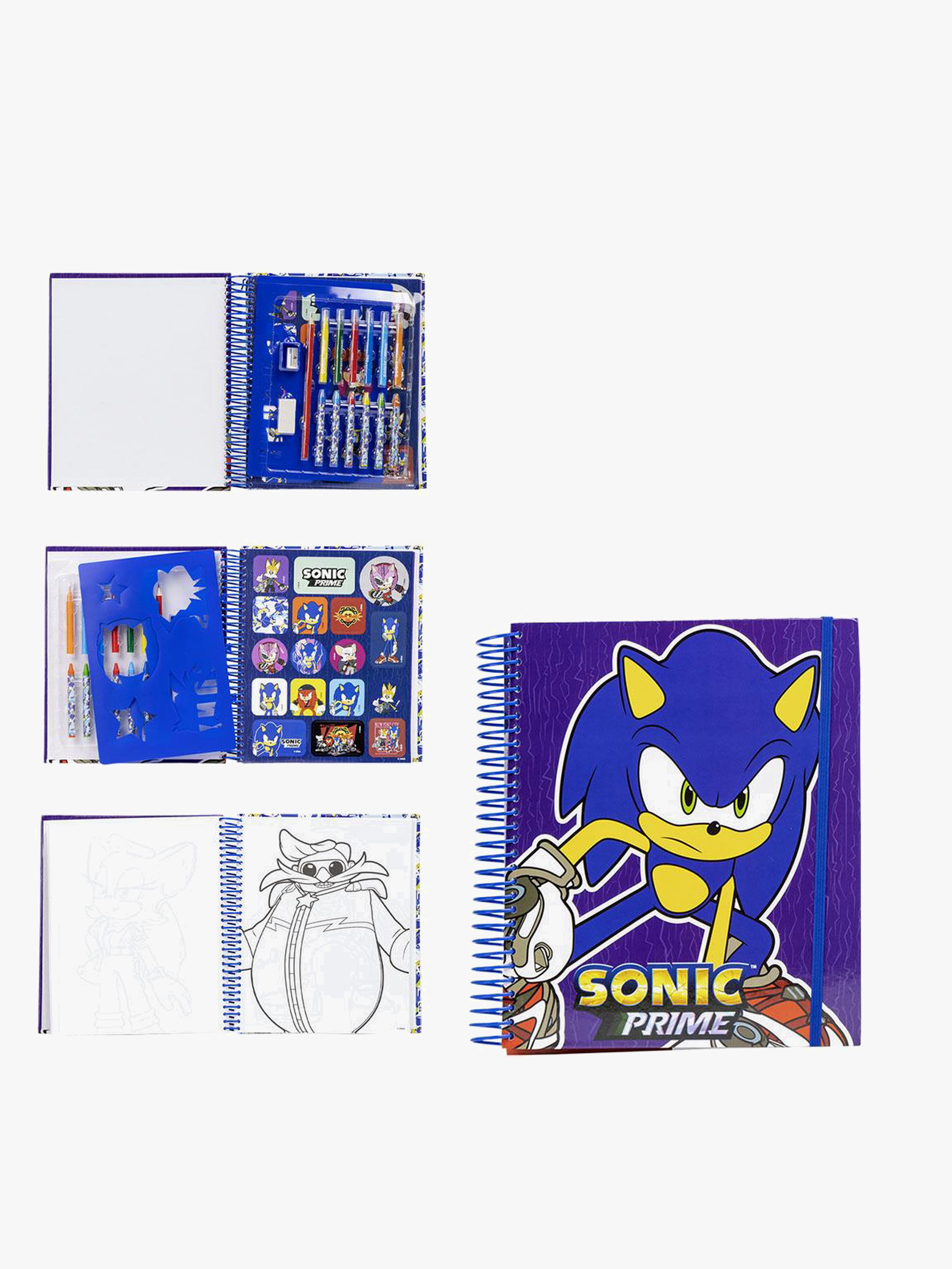 Sonic Prime Super Aktivitet Målarbok