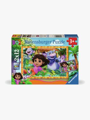 Ravensburger Dora Utforskaren Pussel 2x12 Bitar