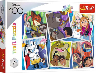 Trefl Pussel Disney Heroes 100-årsjubileum 200 Bitar